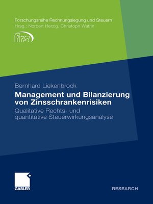 cover image of Management und Bilanzierung von Zinsschrankenrisiken